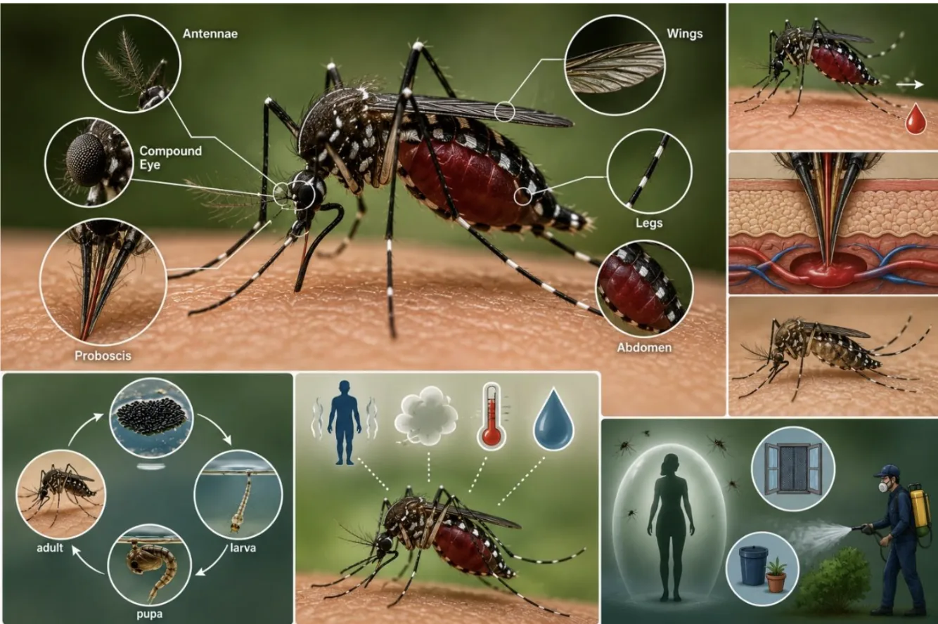 The Anatomy of a Mosquito: What Makes Them Such Effective Biters?