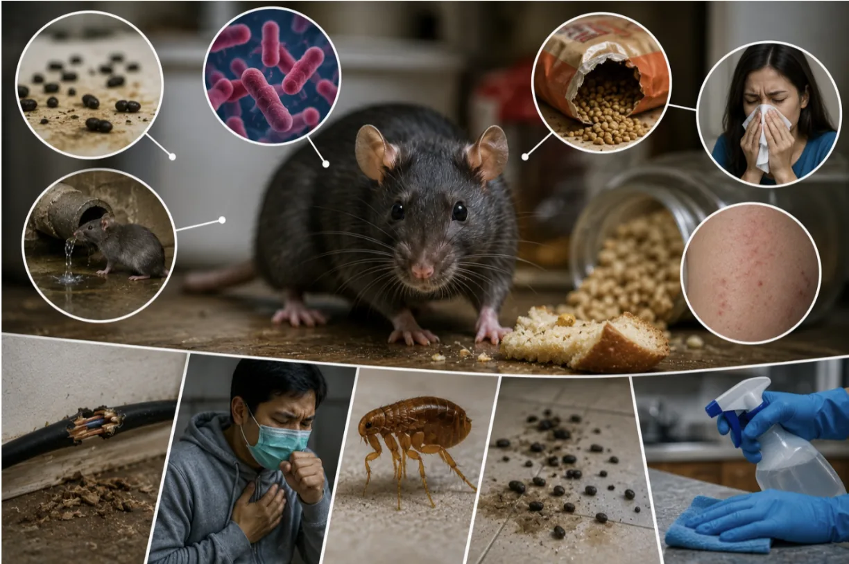Are Rodents Dangerous? Diseases, Allergies, and Contamination