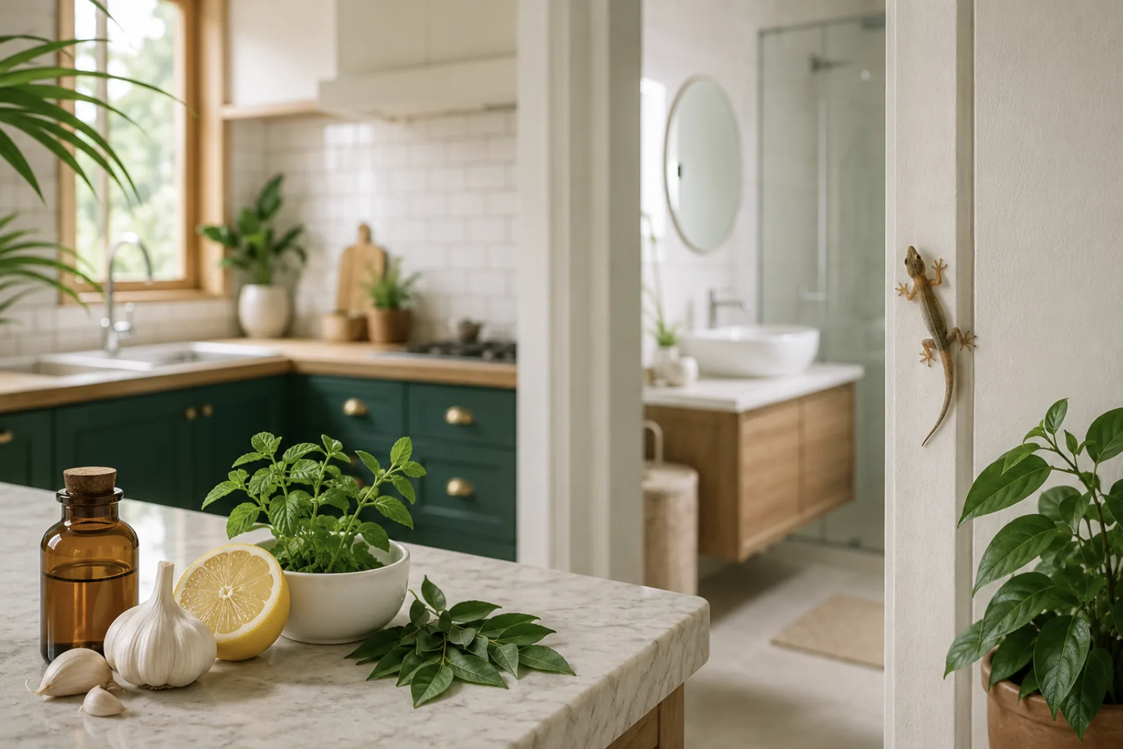 Best Ways to Keep Lizards Out of Kitchens and Bathrooms Naturally