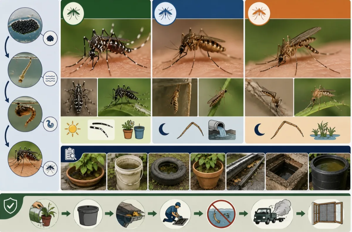 Common Mosquito Species in Bangalore: A Visual Guide to Identification and Control