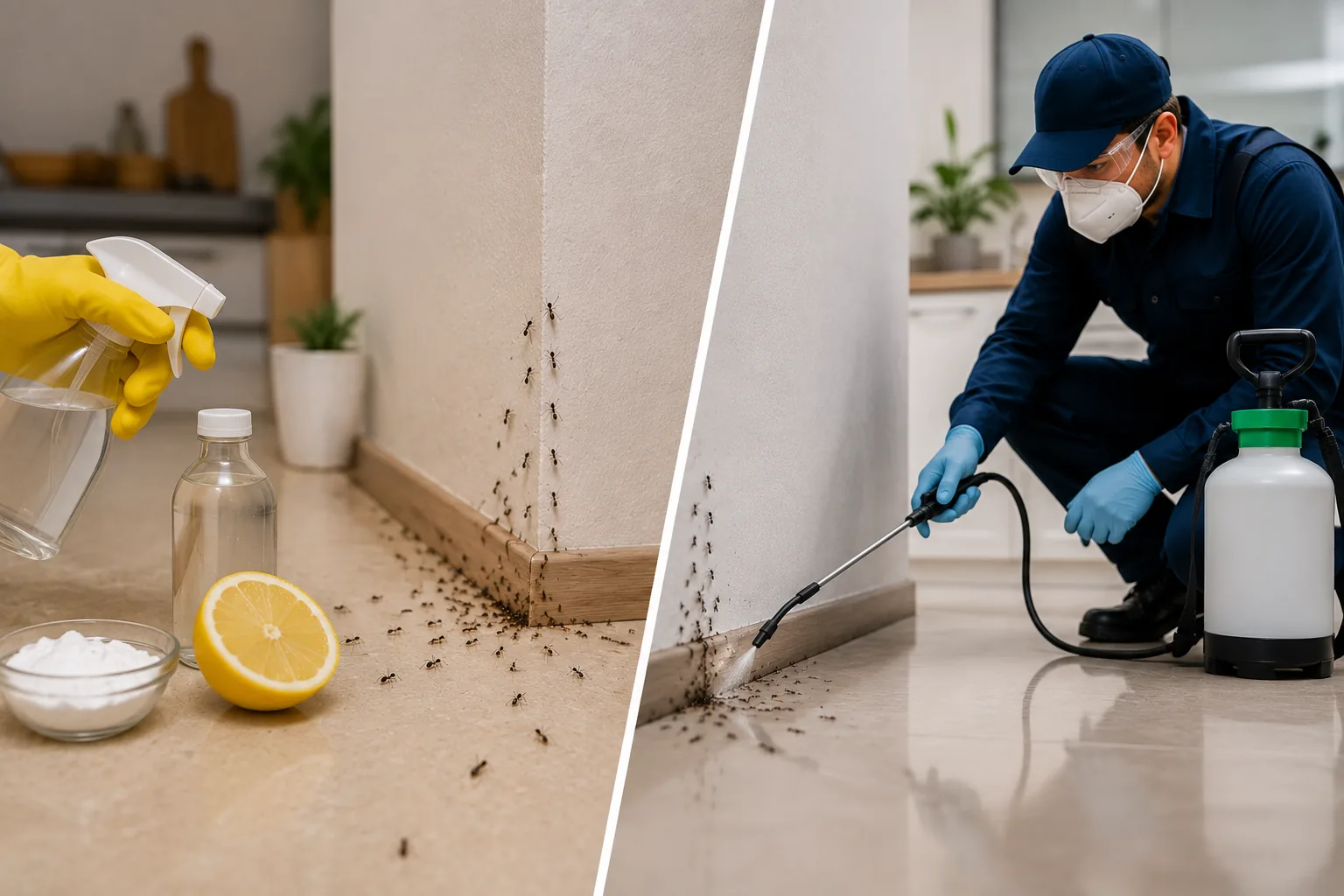 DIY Ant Control vs Professional Ant Treatment: Which One Works Better?