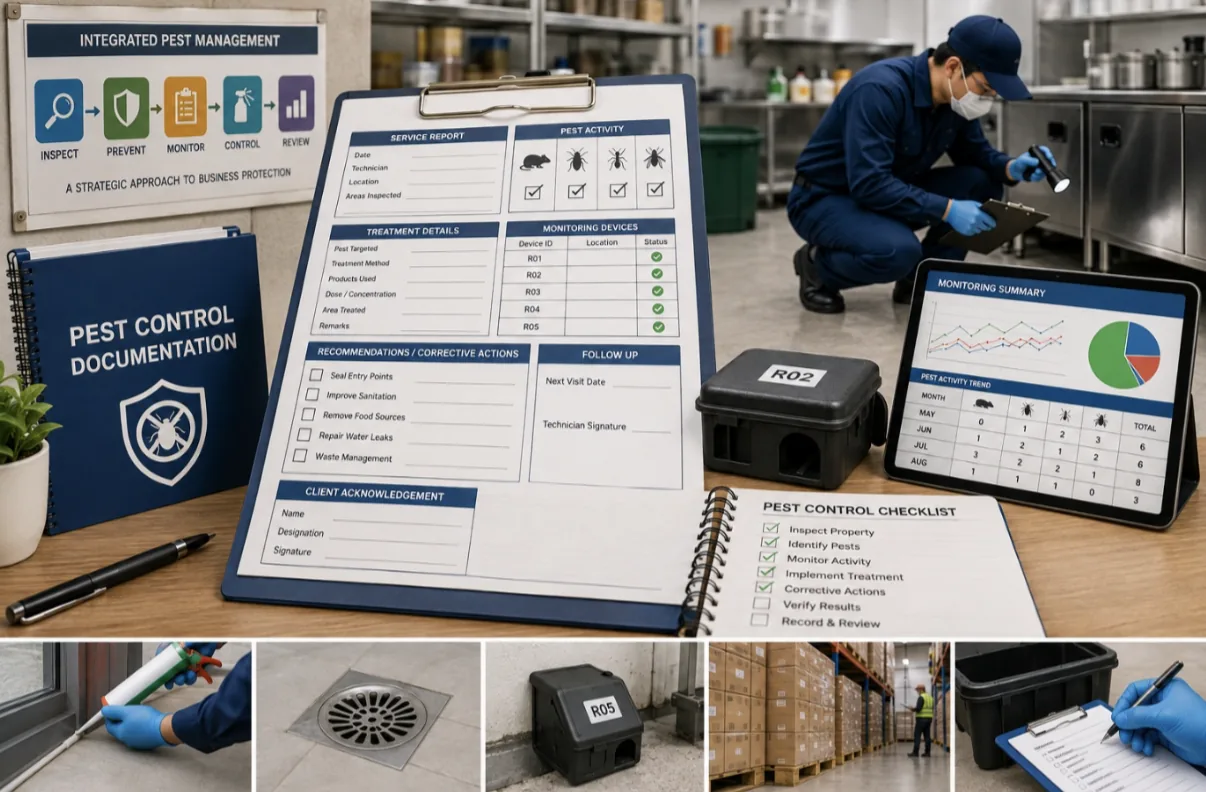 Documentation in Commercial Pest Control: Why Records Matter