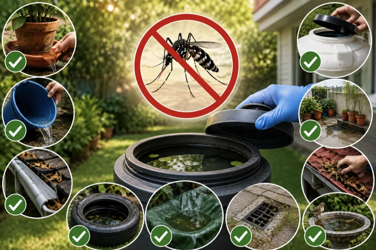 Eliminating Standing Water: Your First Line of Defense Against Mosquitoes