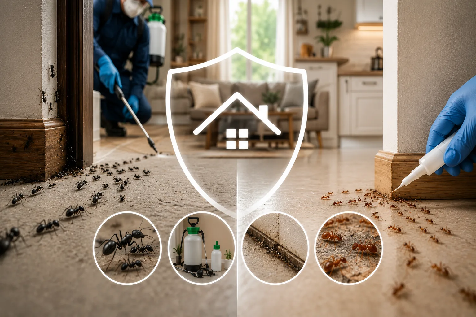 How to Get Rid of Black Ants and Red Ants Permanently from Your Home