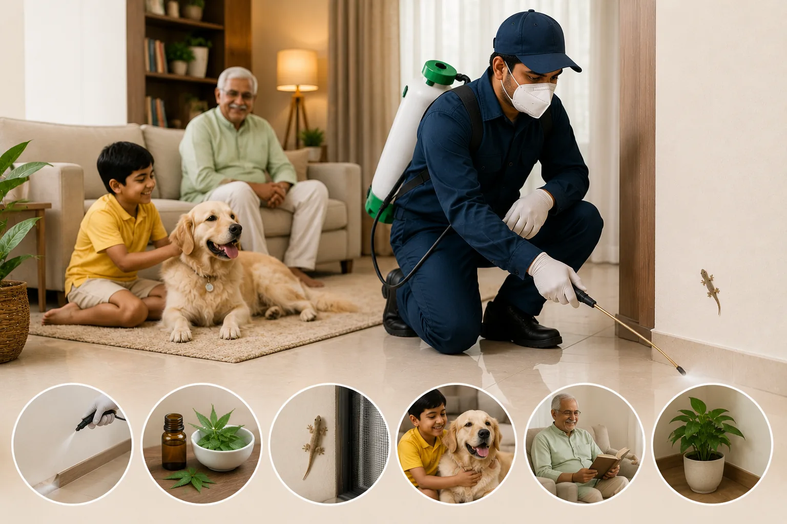 Safe Lizard Control for Homes with Children, Pets & Elderly Family Members