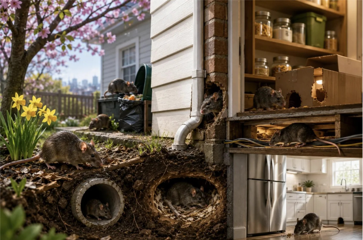 Rodents in Spring: Emerging From Winter Hiding Spots
