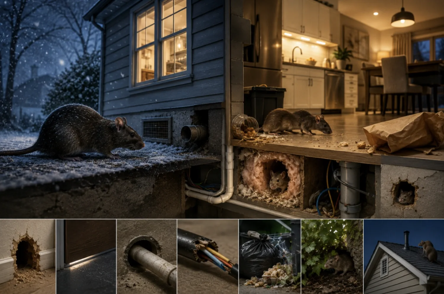 Winter Rodent Invasions: Why Rats and Mice Seek Shelter Indoors