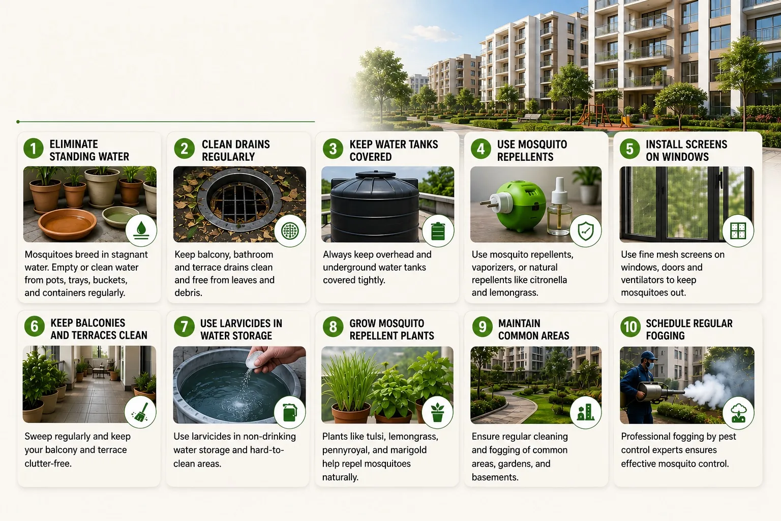 Mosquito control fogging service for apartments Bangalore