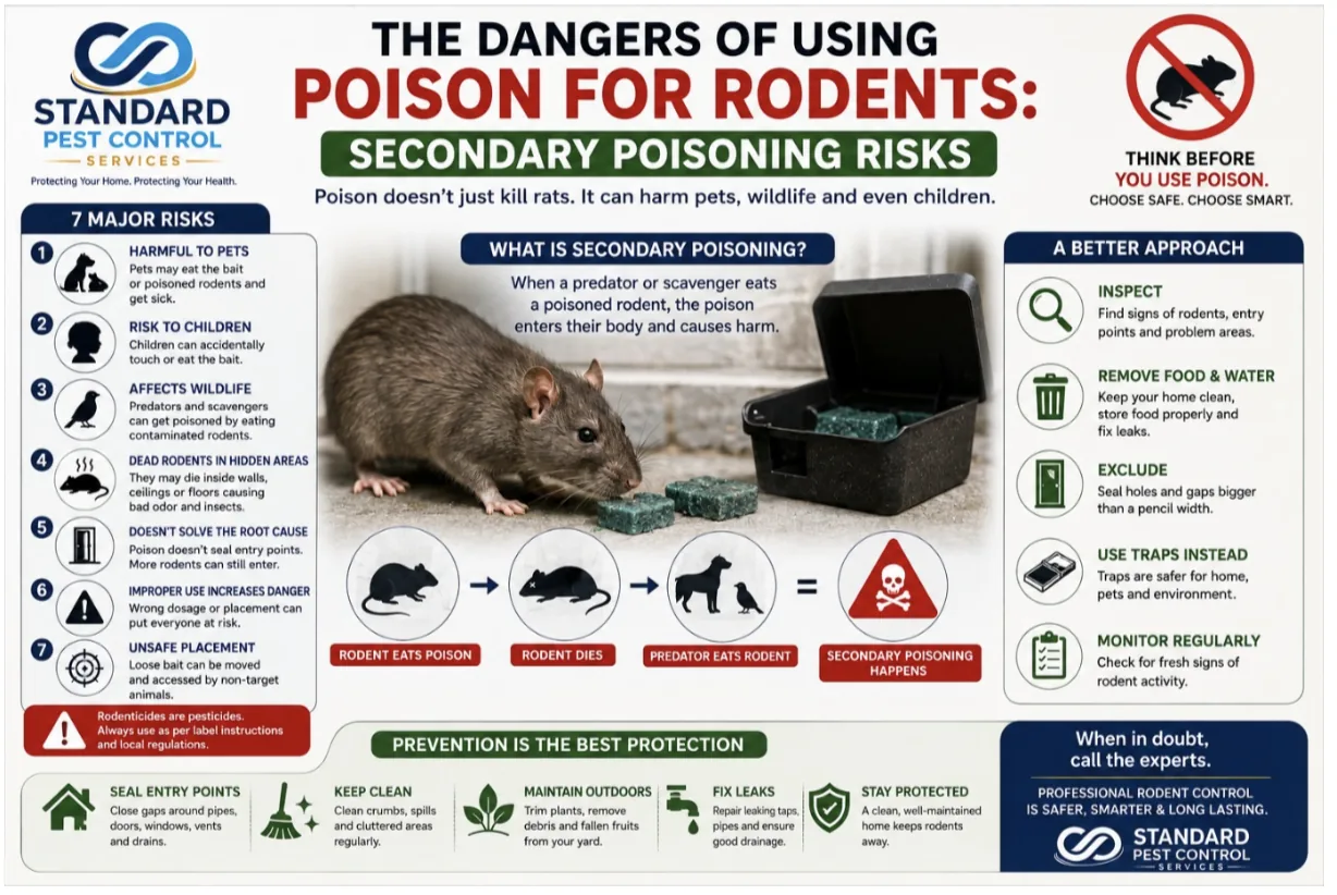 The Dangers of Using Poison for Rodents: Understanding Secondary Poisoning Risks