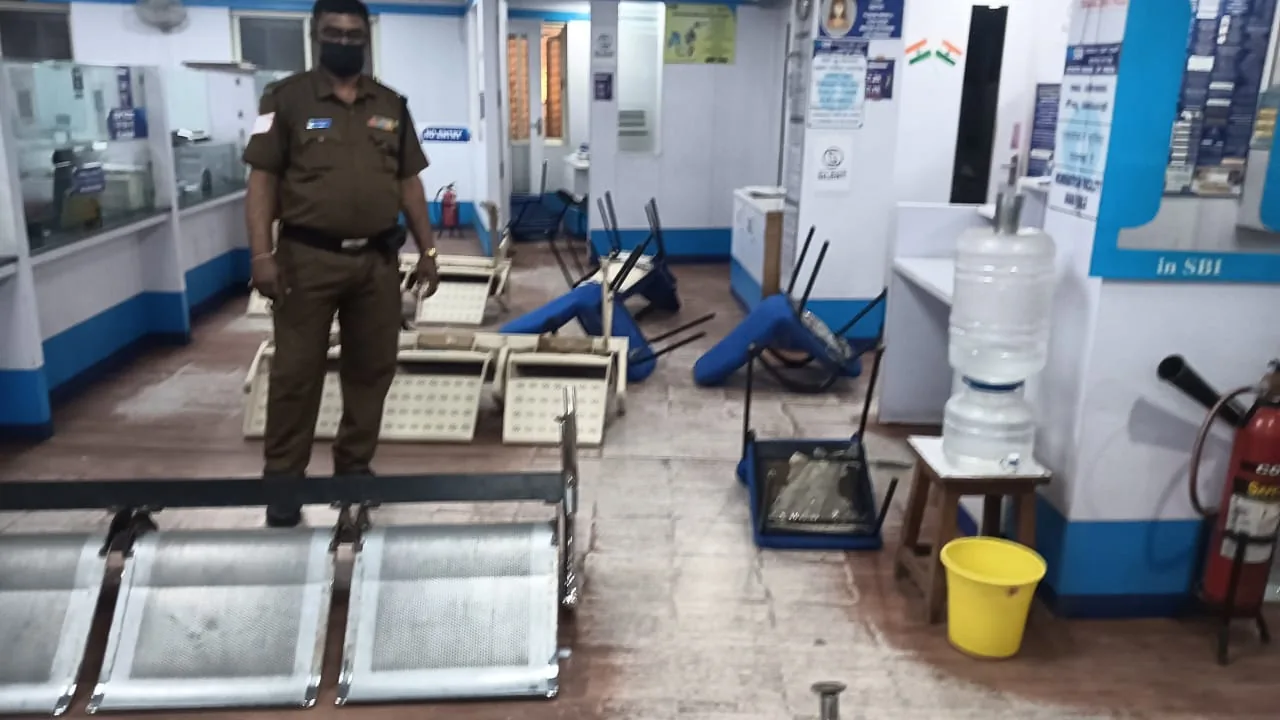 Professional pest control inspection inside a hospital facility in Bangalore