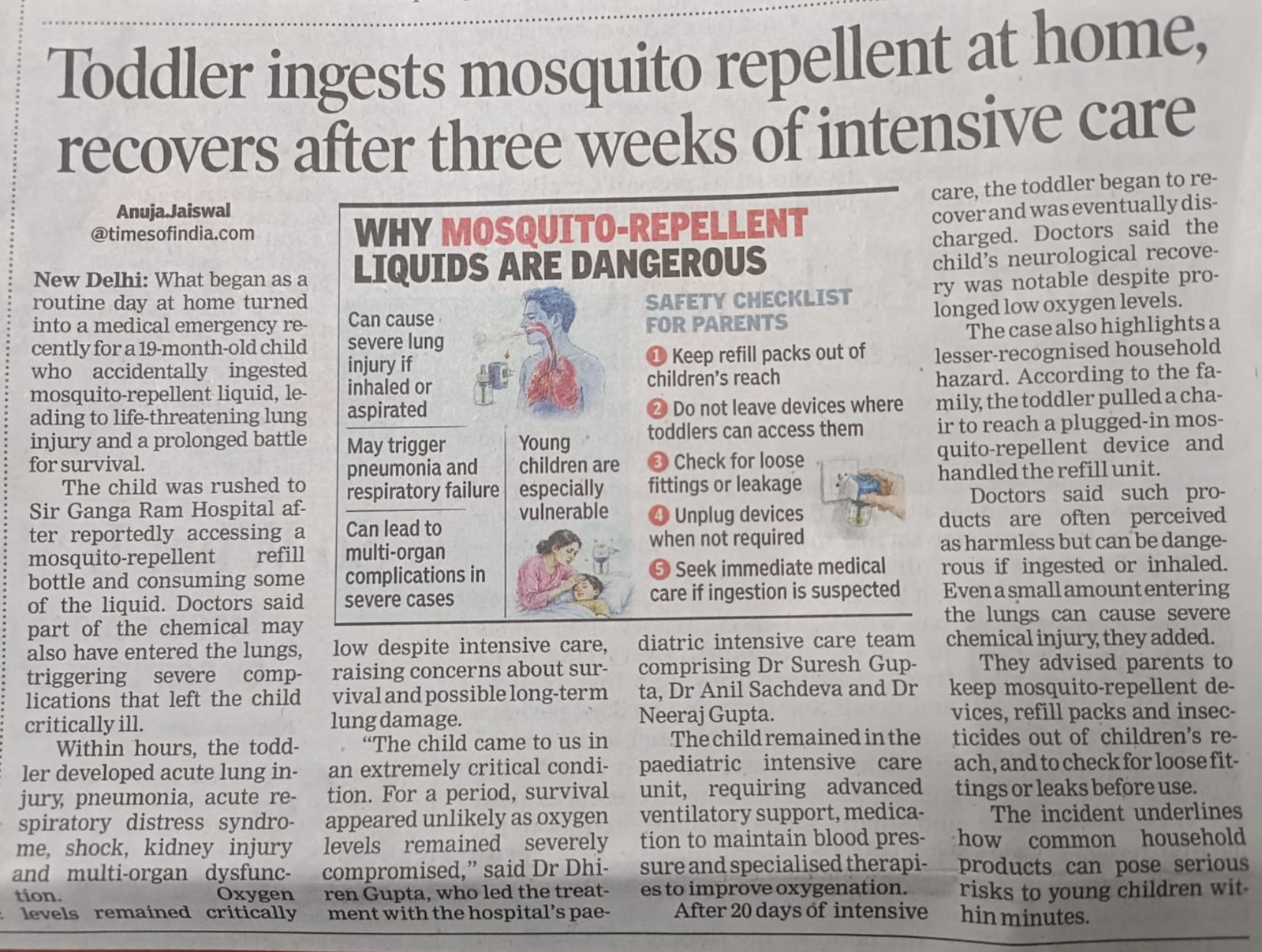 Standard Pest Control newspaper publication Bangalore