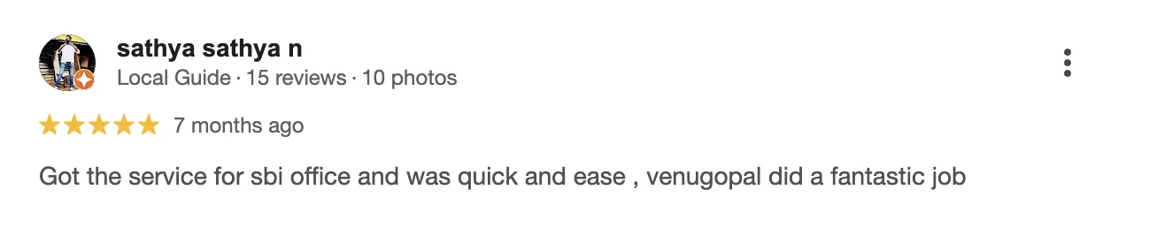 Google Review 1